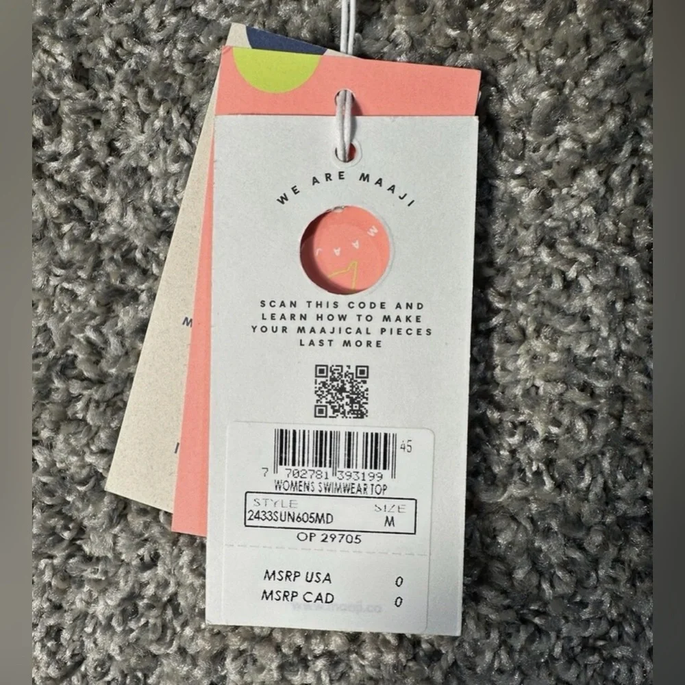 Maaji womens Underwire Bikini Top SZ Medium NWT - Picture 6 of 8